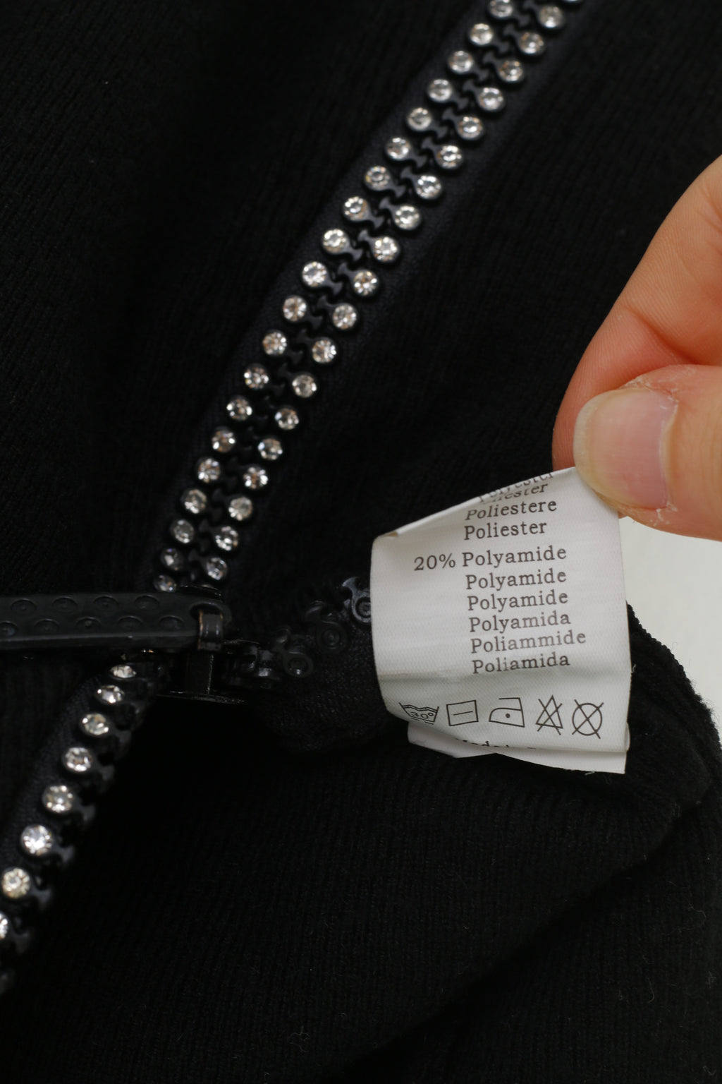 Abito da donna Mc Lorene S Nero a maniche lunghe aderente con top elasticizzato