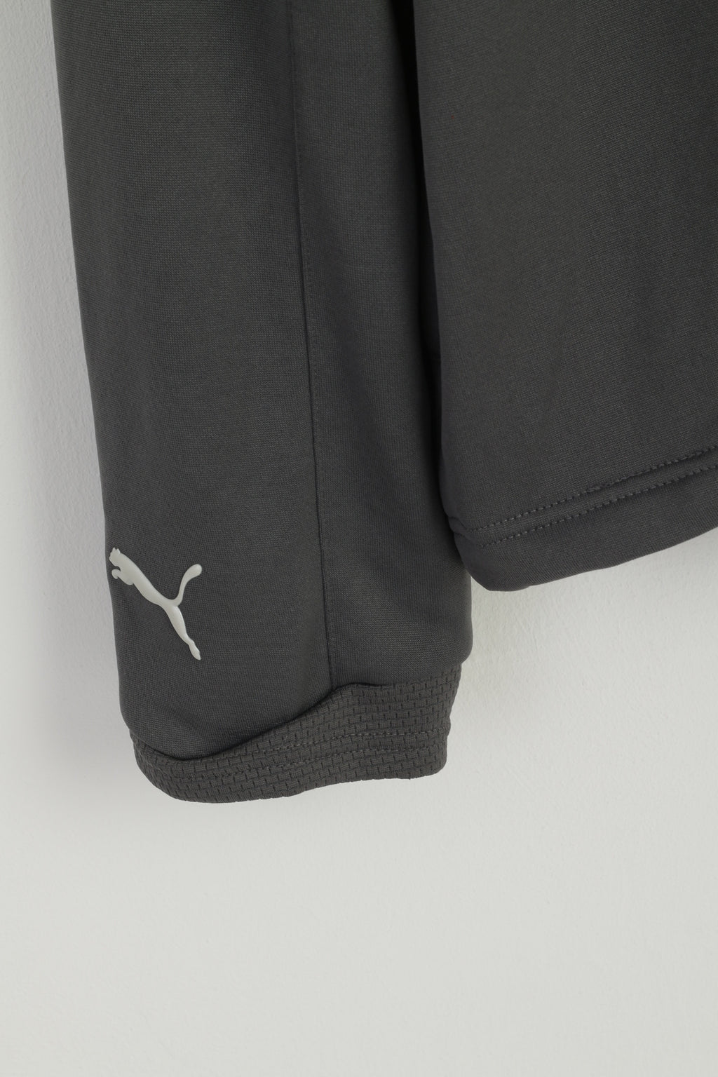 Puma Men XXL Long Sleeved Shirt Gray Activewear Usp Pockets Sportswear Top