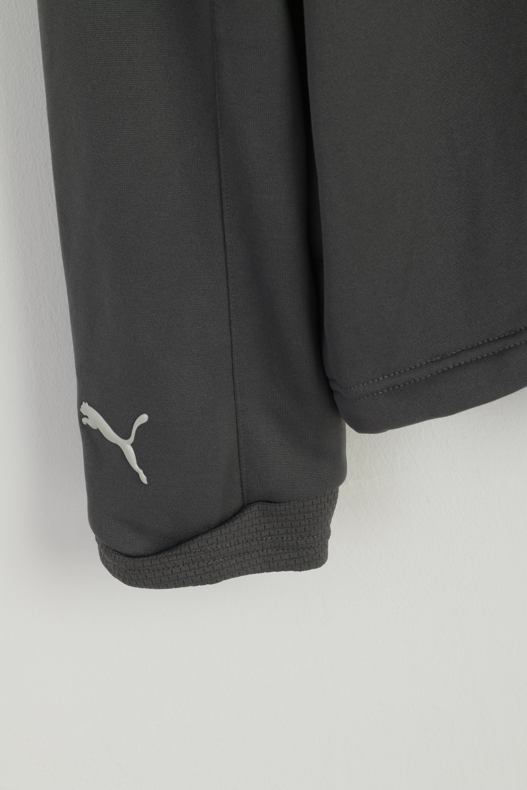 Puma Men XXL Long Sleeved Shirt Gray Activewear Usp Pockets Sportswear Top