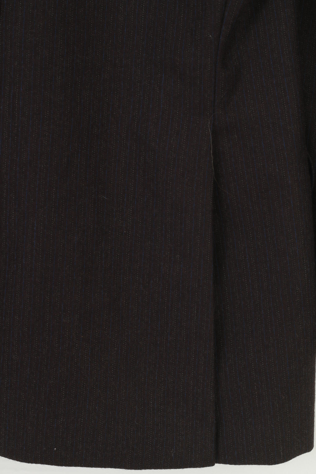 Greitt Jeunesse Hommes 44 54 Blazer Vintage Laine Marron Foncé Rayé Simple Boutonnage Top