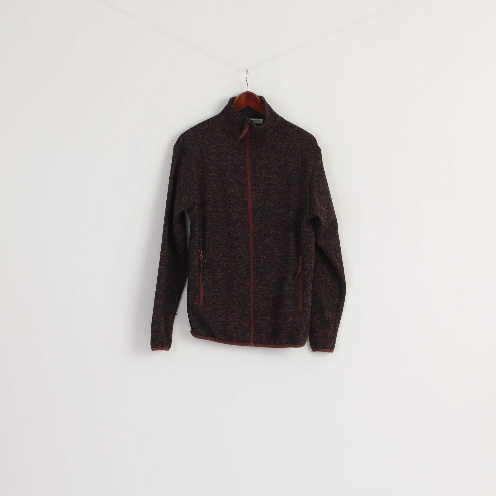 Stormberg Women L Sweatshirt Maroon Outdoor Zip Up Mountain Top