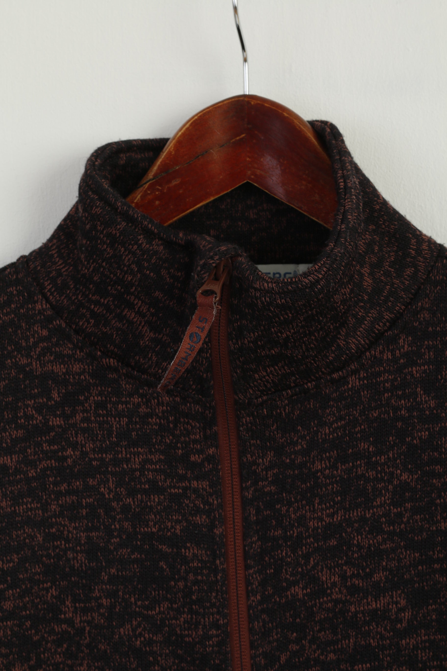 Stormberg Women L Sweatshirt Maroon Outdoor Zip Up Mountain Top