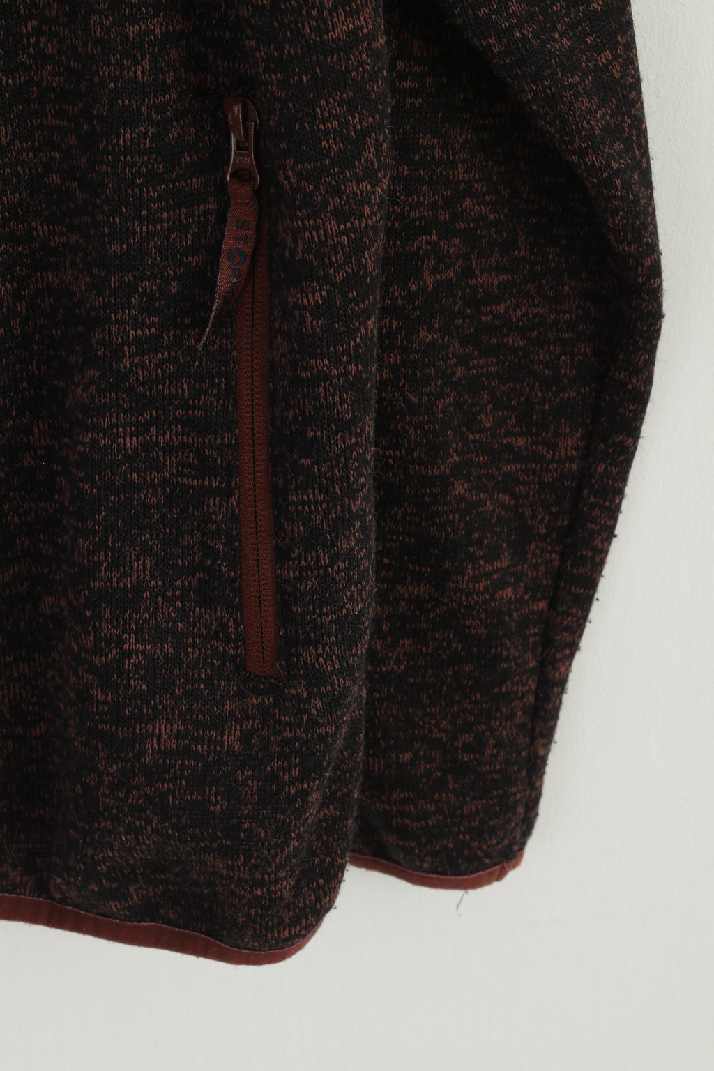 Westbury C&amp;A Hommes S 38 Veste Longue Sympatex Fermeture Éclair Complète Kaki Vintage Haut Rembourré