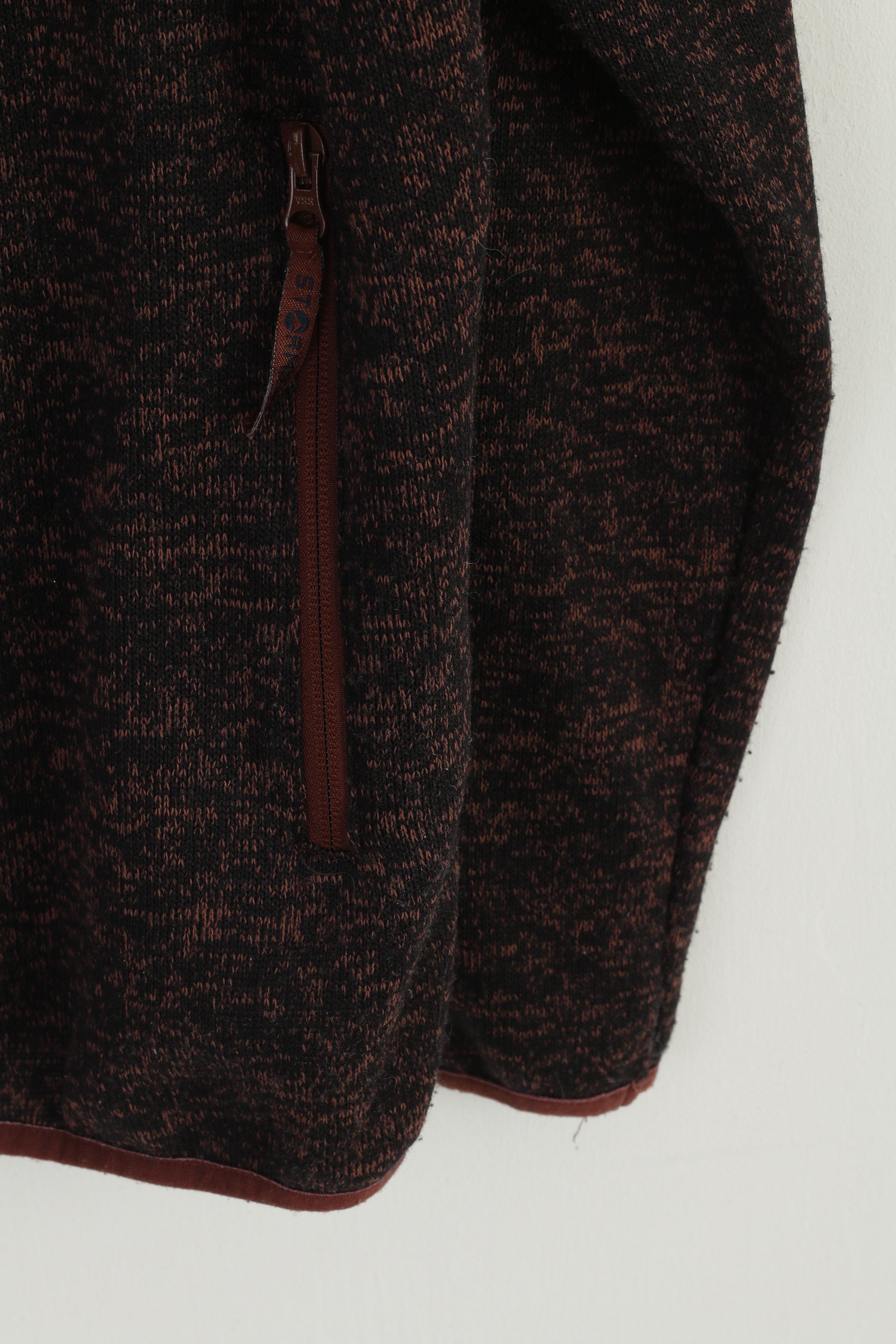 Stormberg Women L Sweatshirt Maroon Outdoor Zip Up Mountain Top