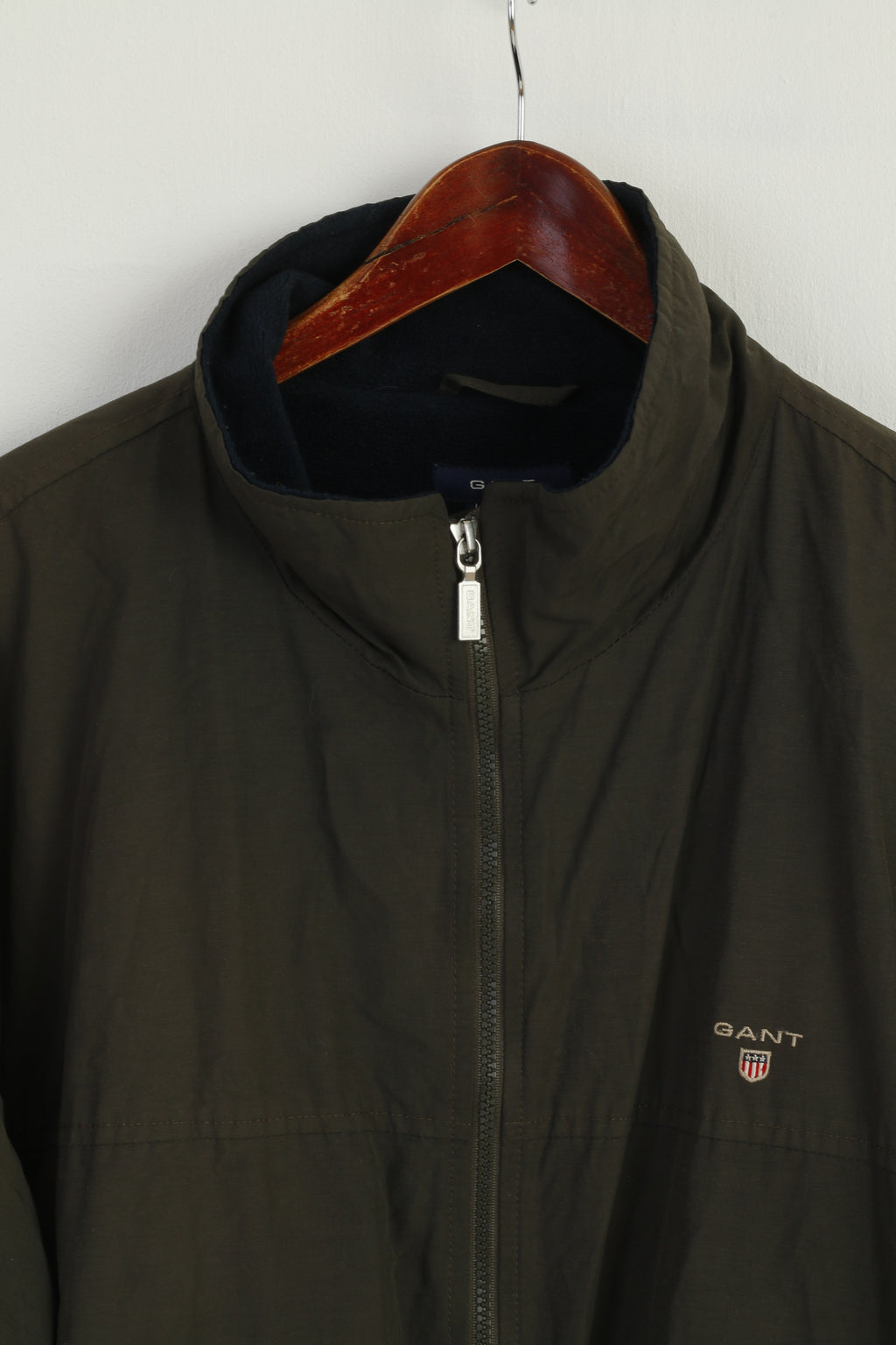 Westbury C&amp;A Hommes S 38 Veste Longue Sympatex Fermeture Éclair Complète Kaki Vintage Haut Rembourré