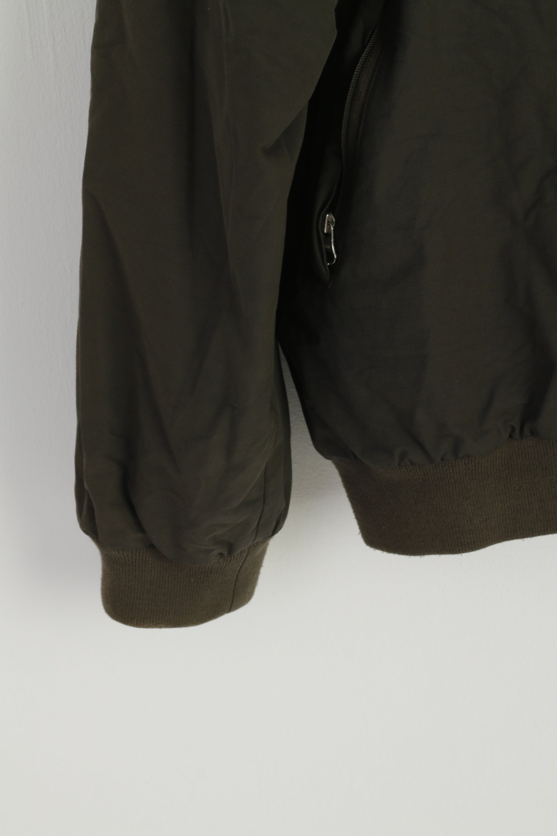 GANT Men 3XL Jacket Green Newport Cotton Nylon Blend Bomber Zip Up Sport Top