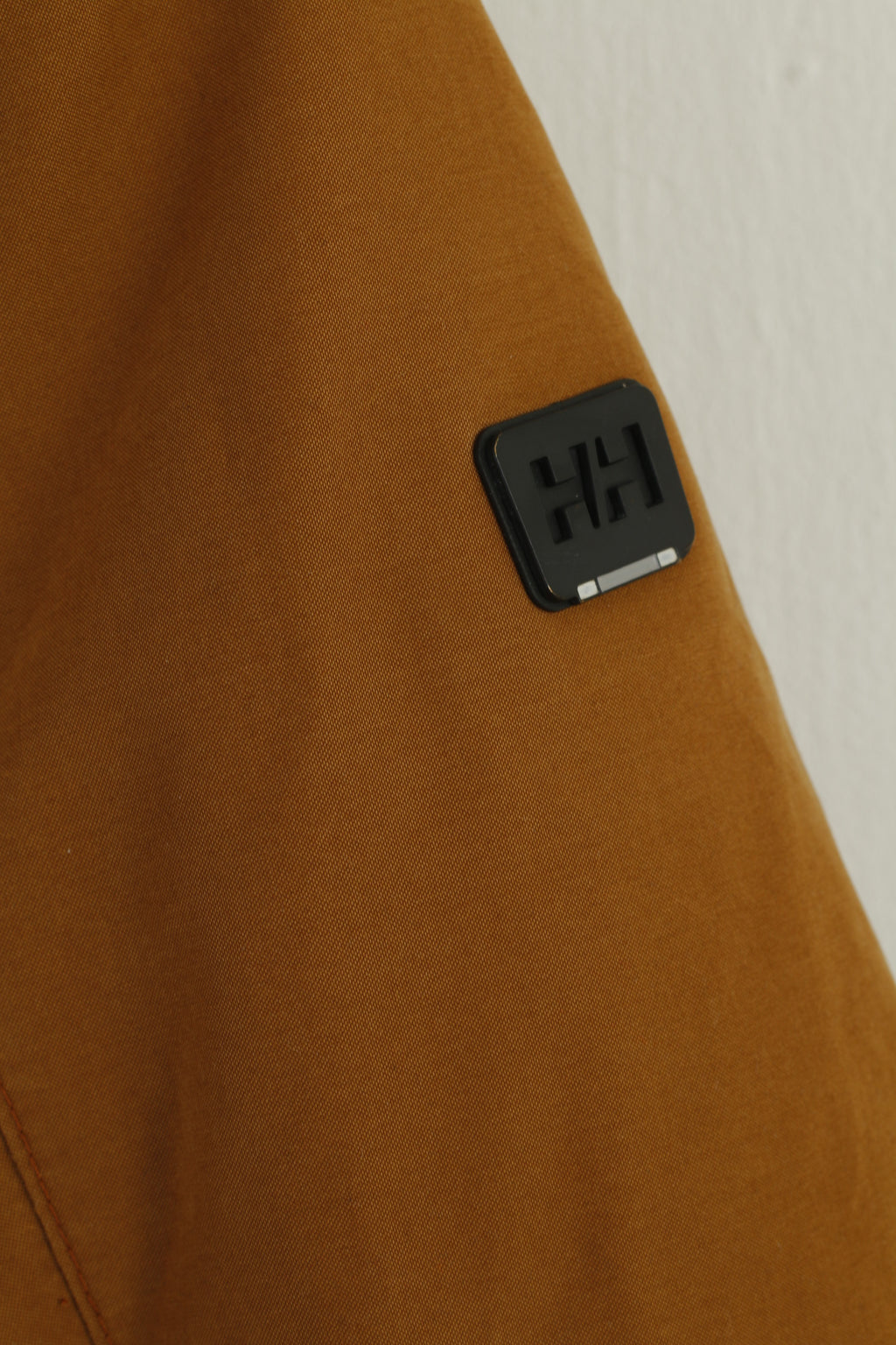 Helly Hansen Women XS Long Jacket Mustard Hooded Nylon Outdoor Parka Top