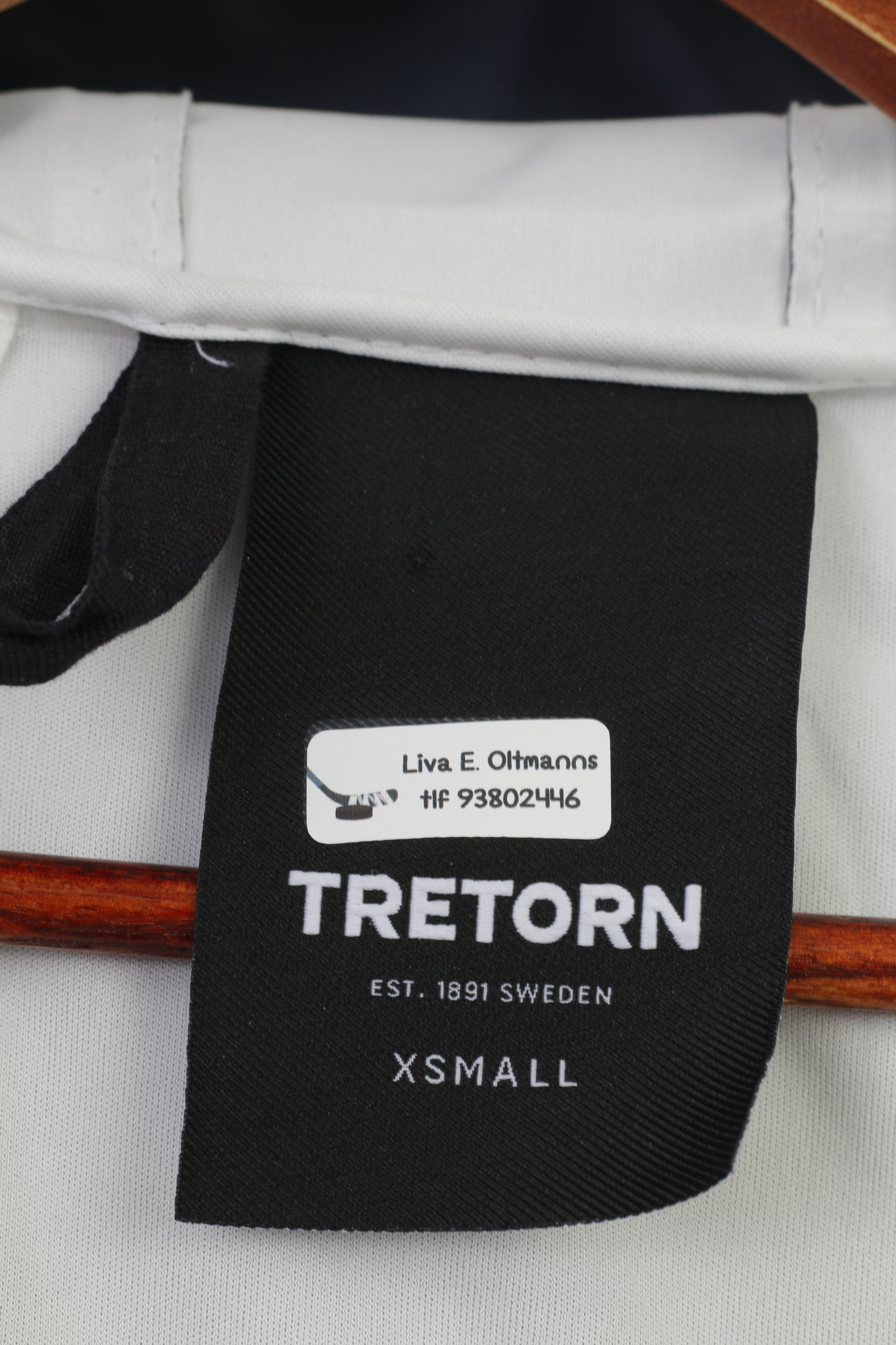 Tretorn Donna XS Impermeabile Blu navy Completo con doppia cerniera Cappuccio a maniche lunghe Lunghezza capispalla impermeabile