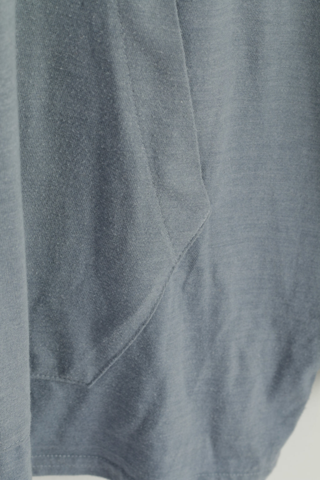 The North face Men XL Shirt Blue Cotton Hooded Long Sleeve Blouse Top