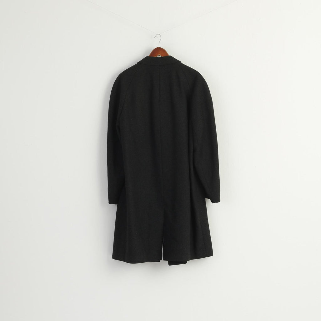 Westbury C&amp;A Giacca lunga da uomo S 38 Sympatex con cerniera intera color kaki vintage imbottito