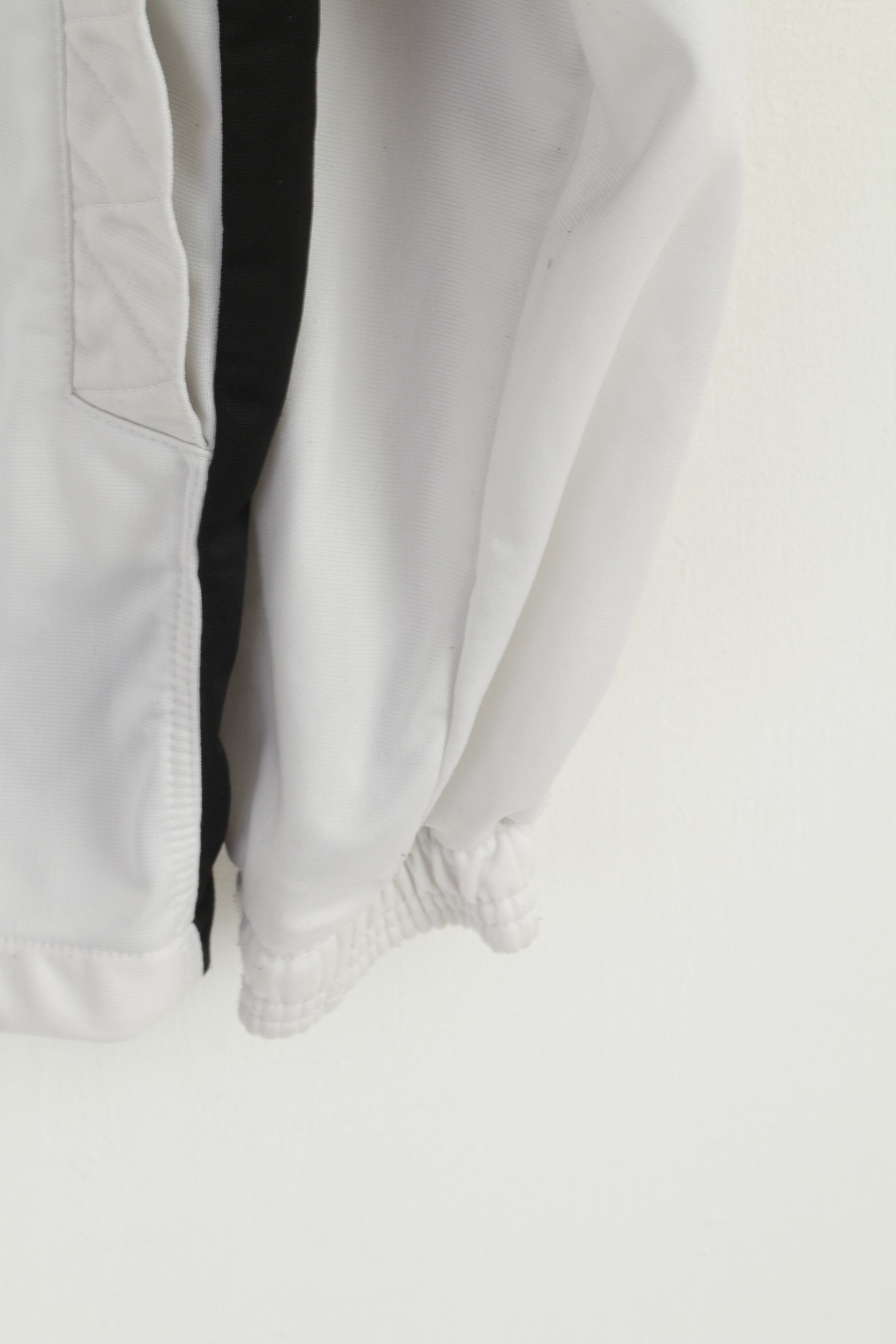 Puma Men XL Sweatshirt White Gold Shiny Vintage 90s Sportswear Hoodie