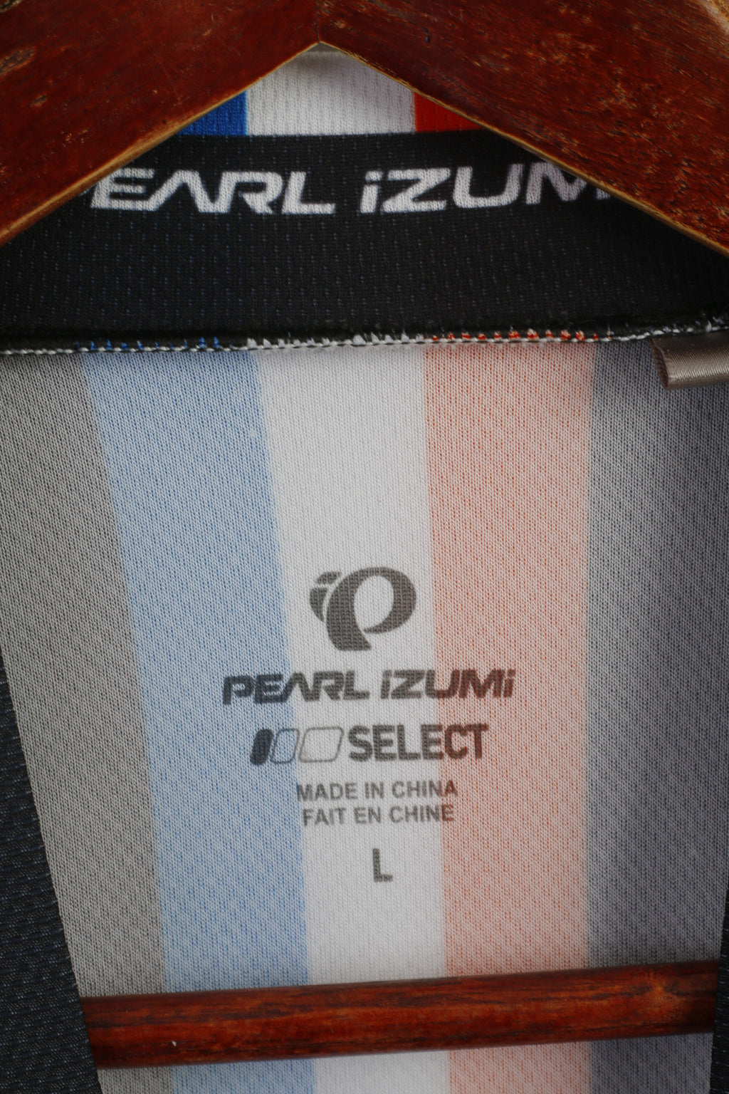 Pearl Izumi Men L Cycling Shirt Black Zip Neck Bike France 2015 Amstel Gold Race Top