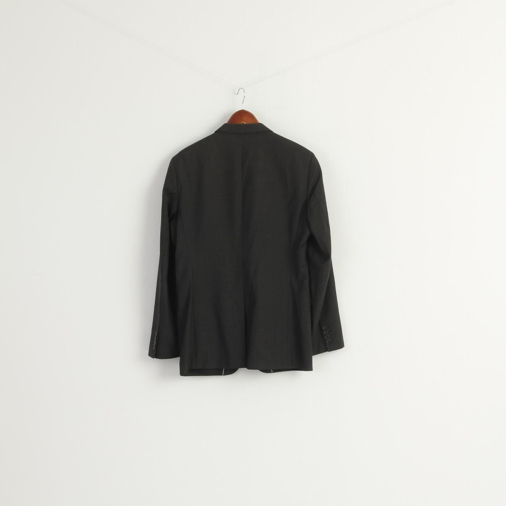 Westbury C&amp;A Giacca lunga da uomo S 38 Sympatex con cerniera intera color kaki vintage imbottito