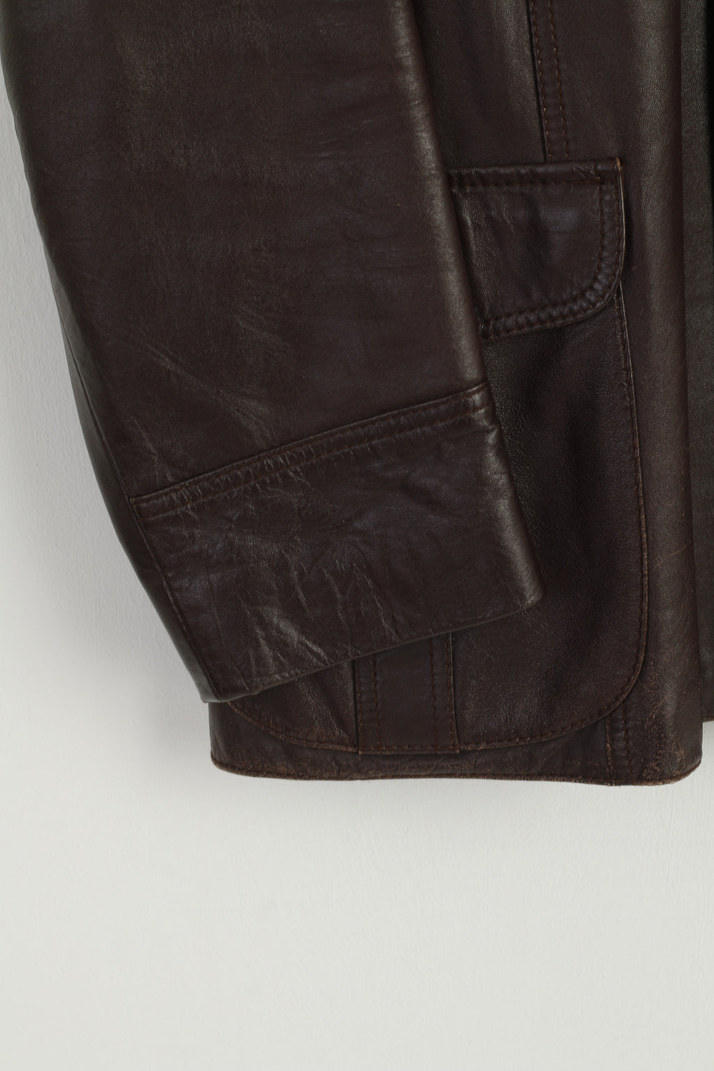 Westbury C&amp;A Giacca lunga da uomo S 38 Sympatex con cerniera intera color kaki vintage imbottito