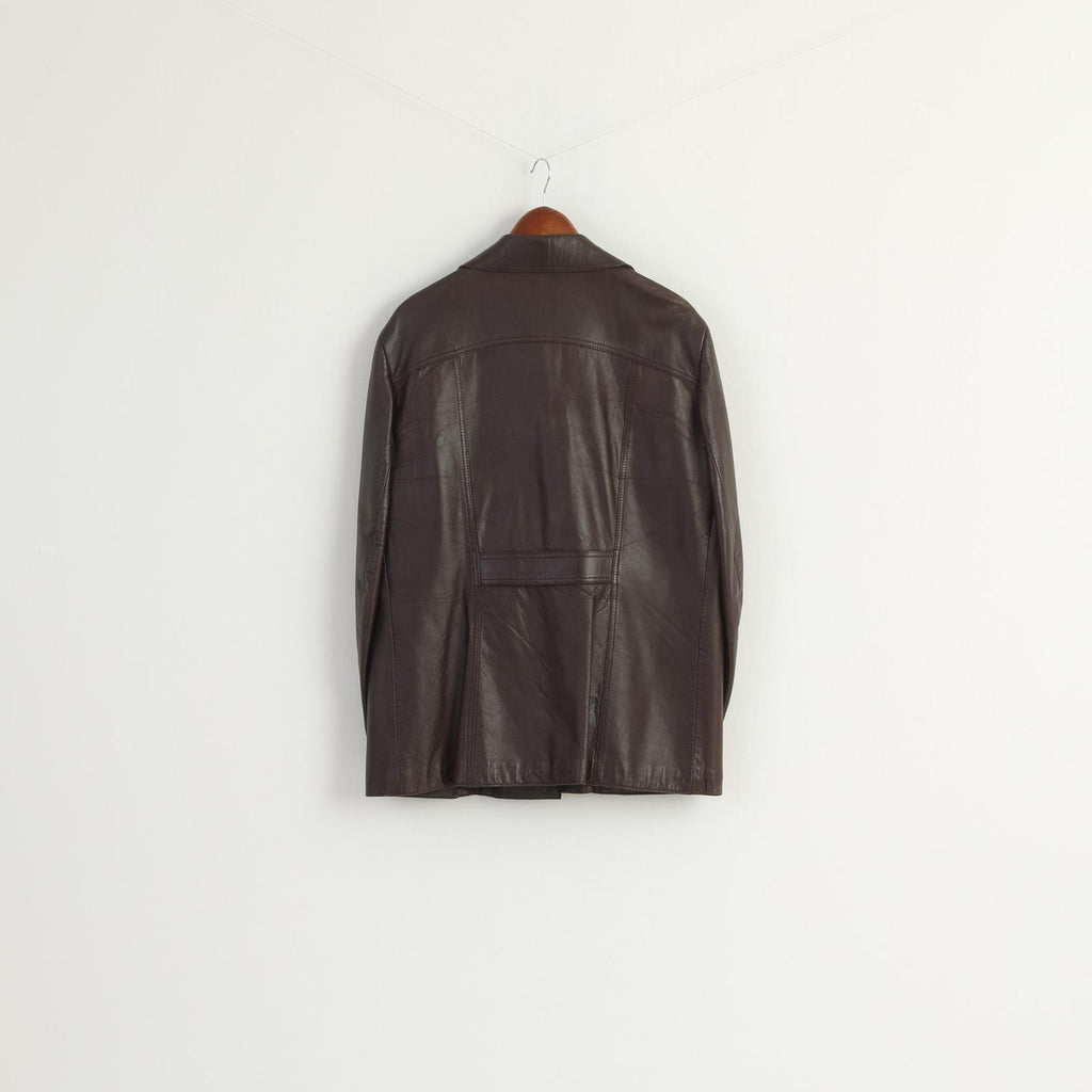 Westbury C&amp;A Giacca lunga da uomo S 38 Sympatex con cerniera intera color kaki vintage imbottito