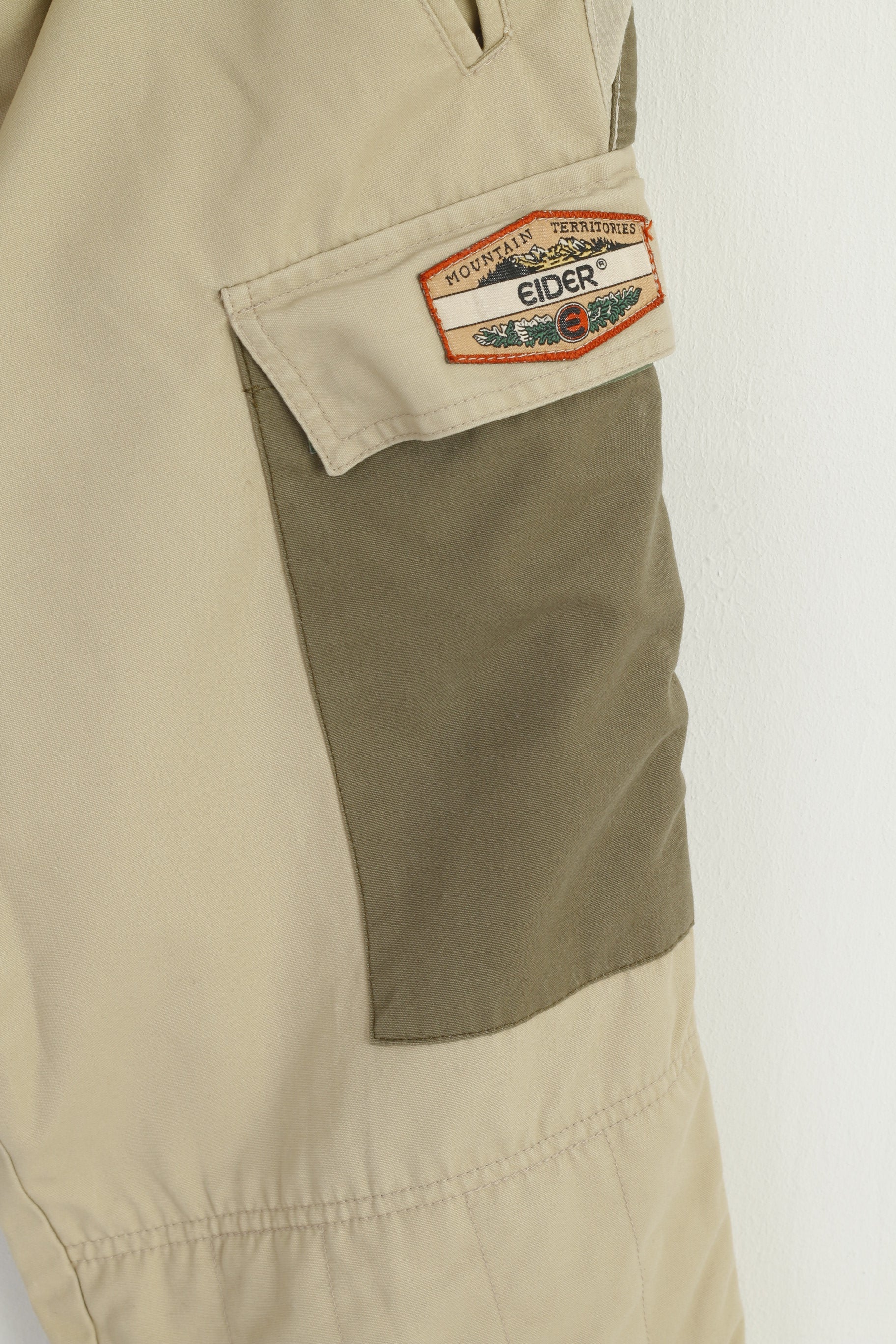 EIDER Men 44 XXL Trousers Beige Rocalden Mountain Cargo Outdoor Pants