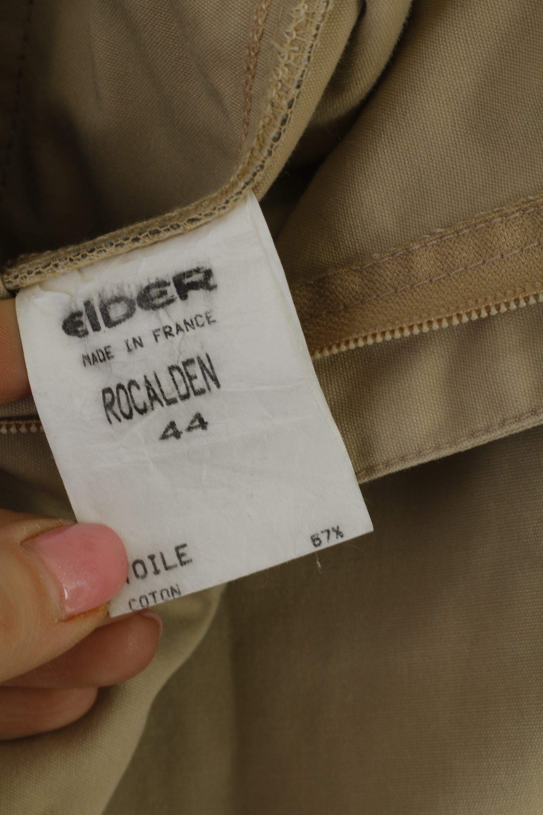 EIDER Men 44 XXL Trousers Beige Rocalden Mountain Cargo Outdoor Pants