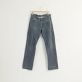 Marlboro Classics Men 34 Jeans Trousers Navy Denim Vintage Straight Pants