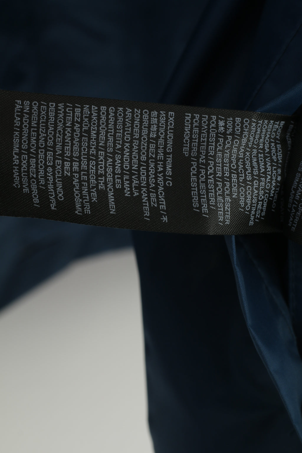 Snowdonia Man 3XL Jacekt Blue Vintage Full Zipper Hood Outwear Outdoor Exploration Top