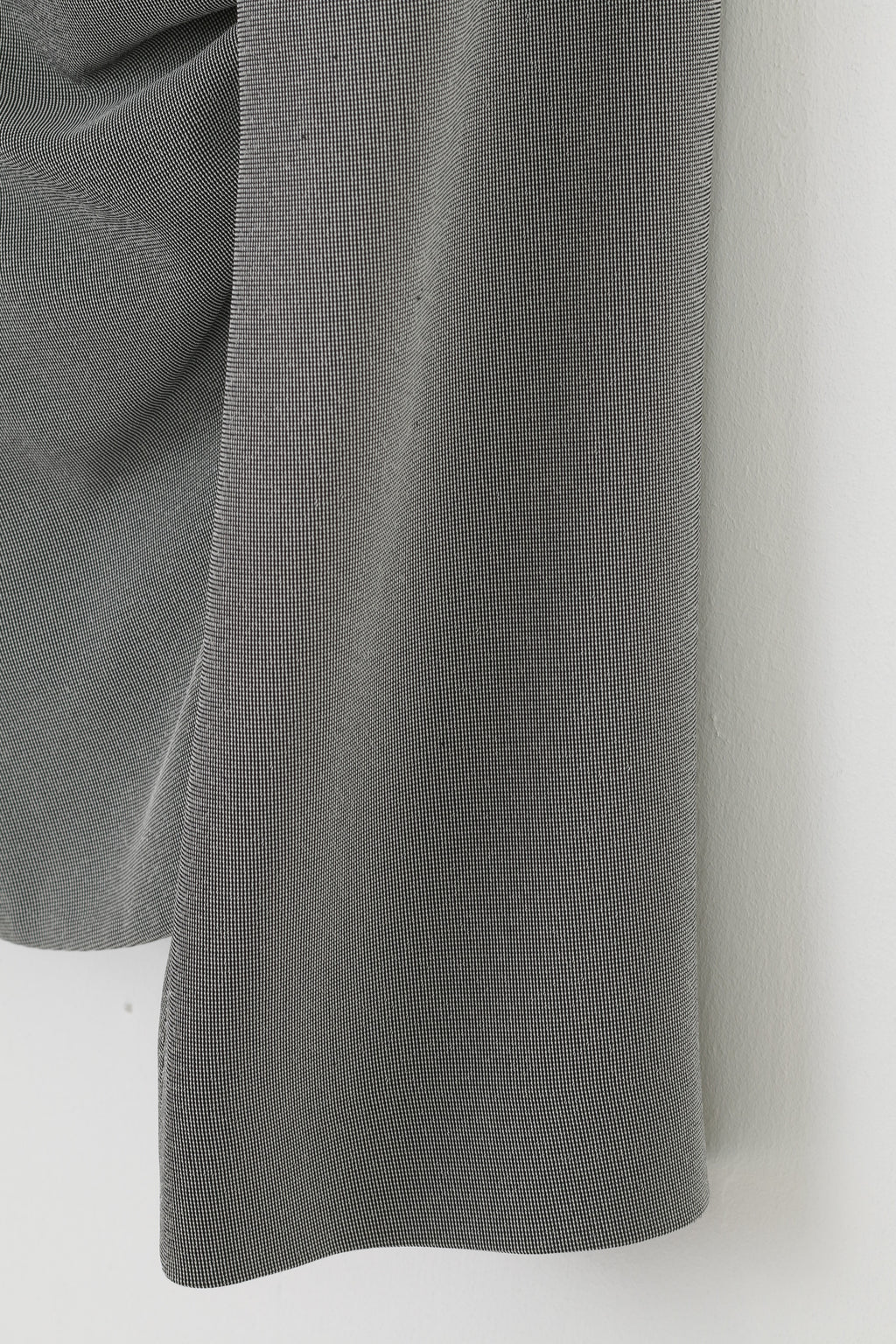 Armani Collezioni Woman 46 M Jacket Bottoms Vintage Breasted Shoulder Pads Grey Long Sleeve Top