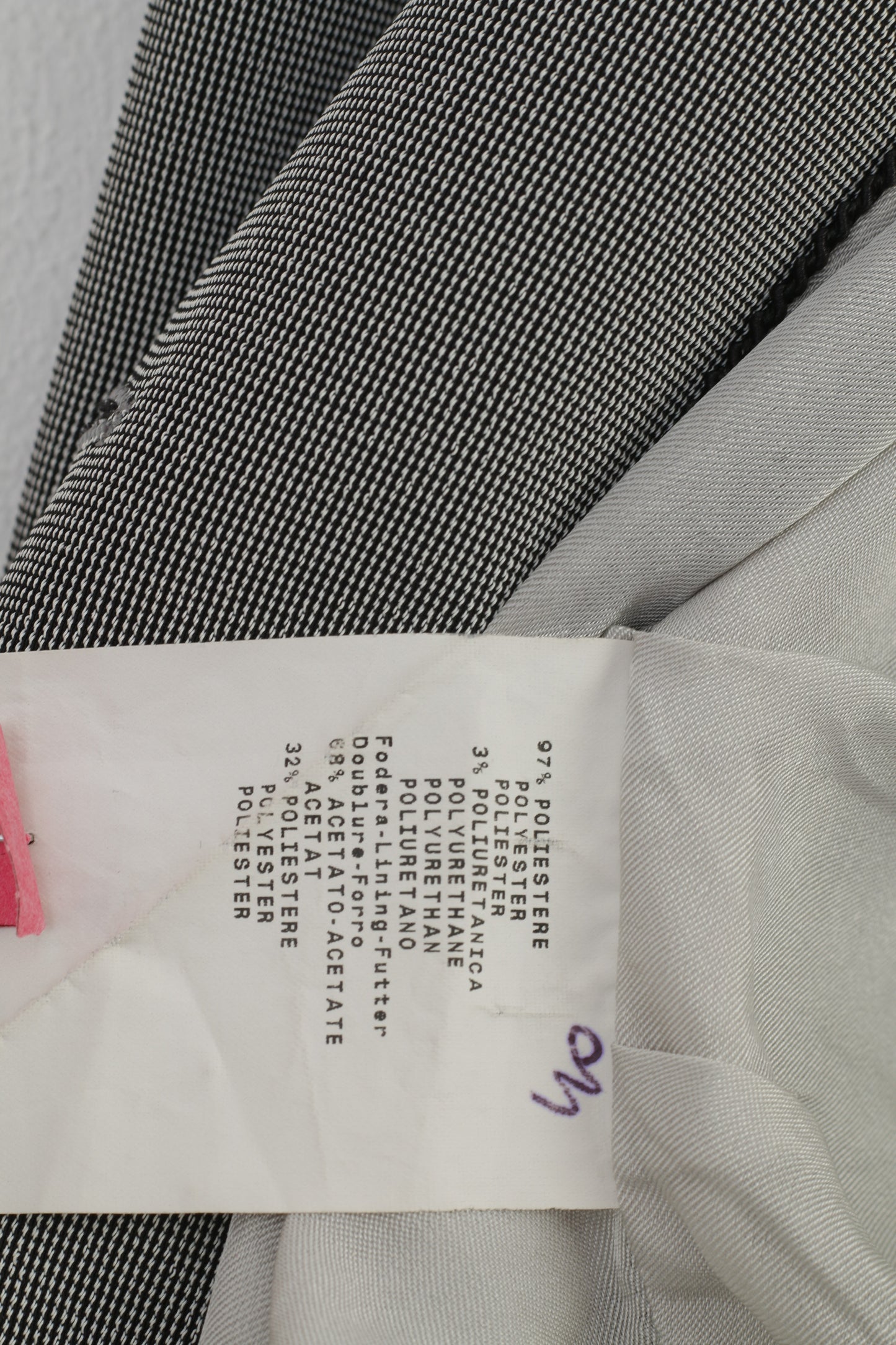 Armani Collezioni Femme 46 M Veste Bas Vintage Épaulettes Boutonnées Gris Haut À Manches Longues