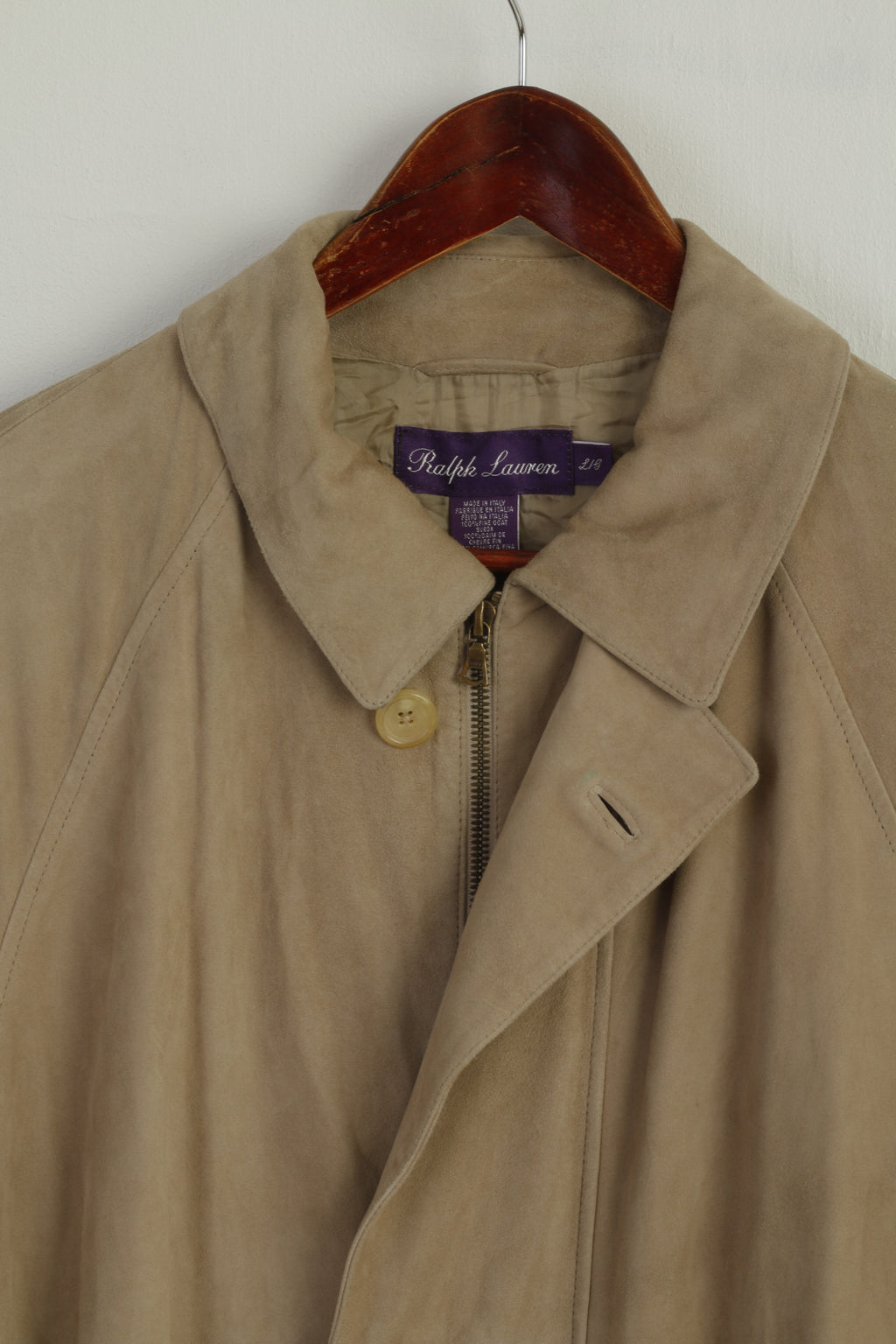 Westbury C&amp;A Hommes S 38 Veste Longue Sympatex Fermeture Éclair Complète Kaki Vintage Haut Rembourré