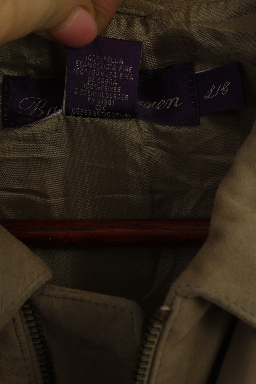 Westbury C&amp;A Hommes S 38 Veste Longue Sympatex Fermeture Éclair Complète Kaki Vintage Haut Rembourré