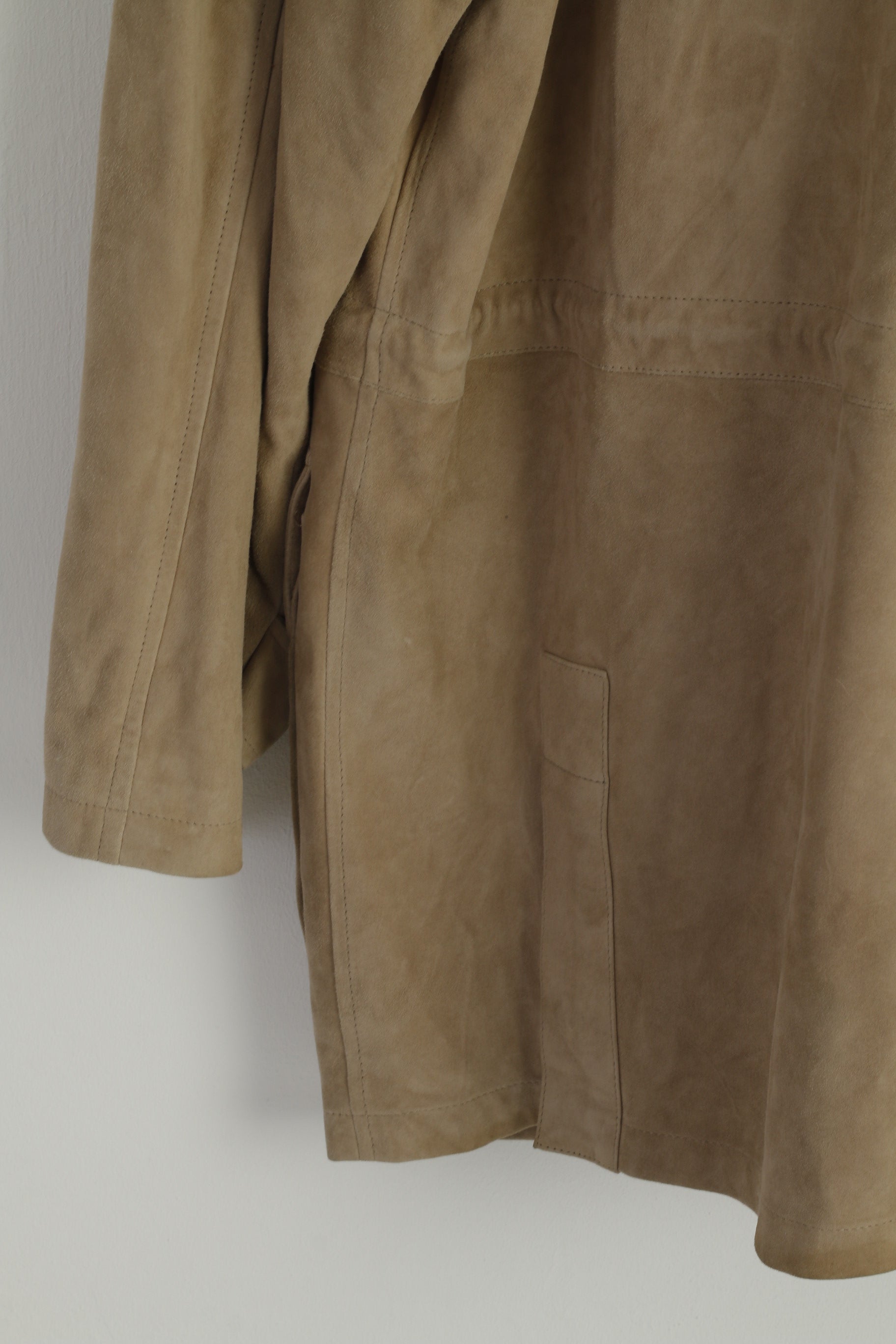 Westbury C&amp;A Hommes S 38 Veste Longue Sympatex Fermeture Éclair Complète Kaki Vintage Haut Rembourré