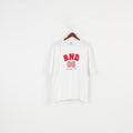Comic Relief Men XL T-Shirt White Short Sleeve Cotton RND Oversize Top