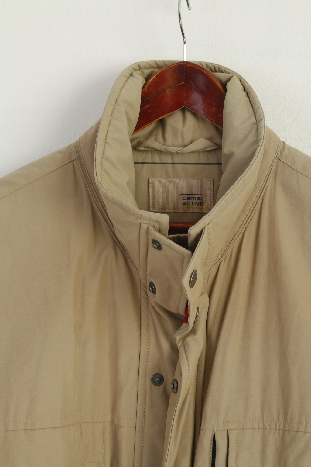 Westbury C&amp;A Hommes S 38 Veste Longue Sympatex Fermeture Éclair Complète Kaki Vintage Haut Rembourré