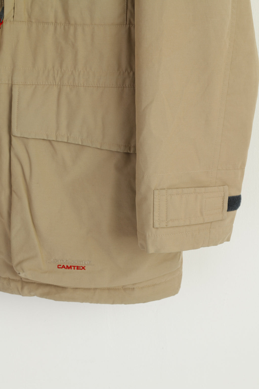 Westbury C&amp;A Hommes S 38 Veste Longue Sympatex Fermeture Éclair Complète Kaki Vintage Haut Rembourré