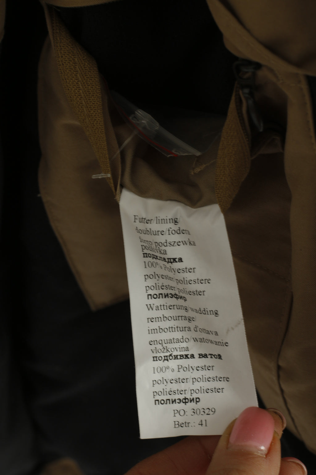 Westbury C&amp;A Hommes S 38 Veste Longue Sympatex Fermeture Éclair Complète Kaki Vintage Haut Rembourré