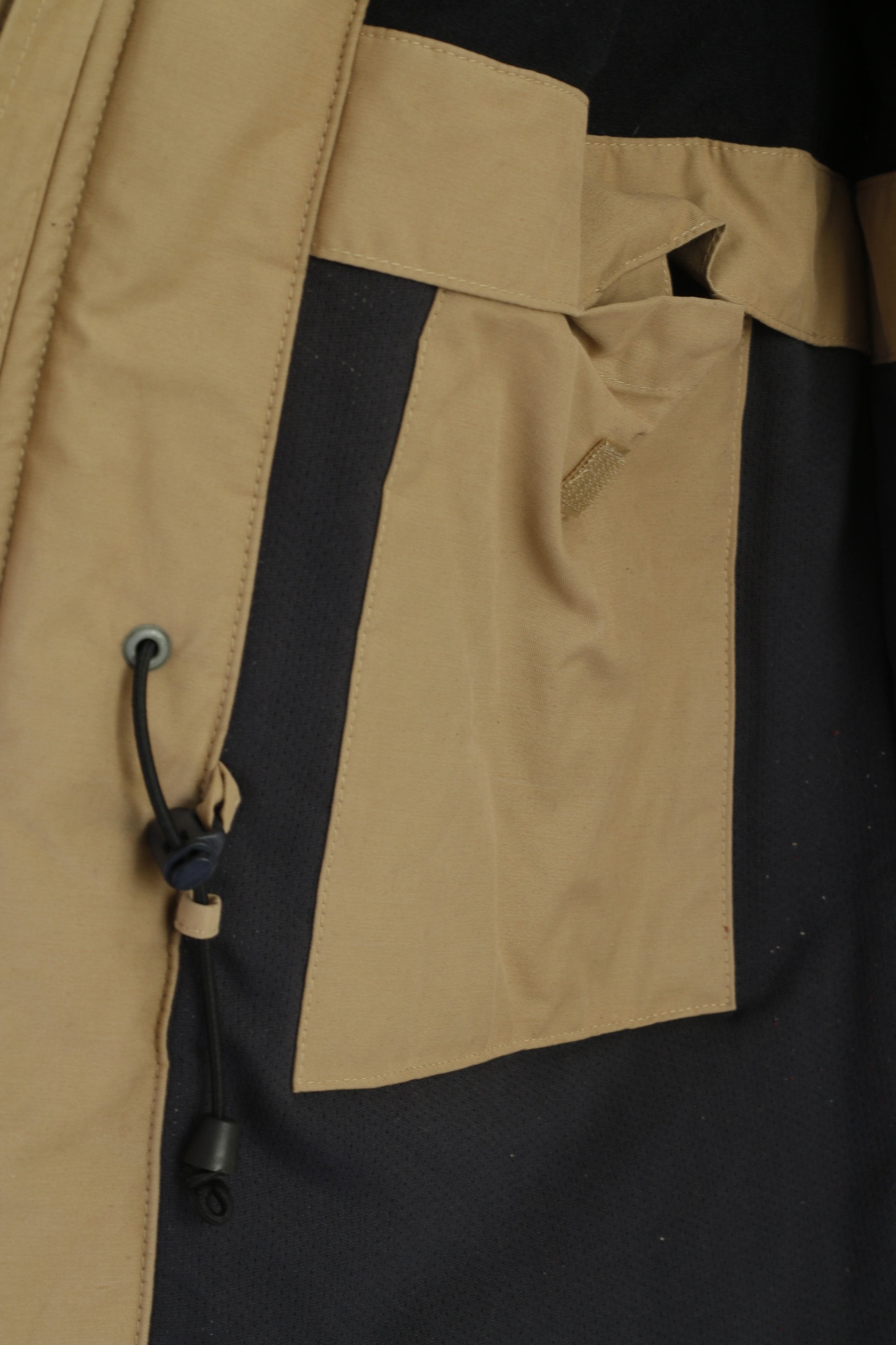 Westbury C&amp;A Hommes S 38 Veste Longue Sympatex Fermeture Éclair Complète Kaki Vintage Haut Rembourré