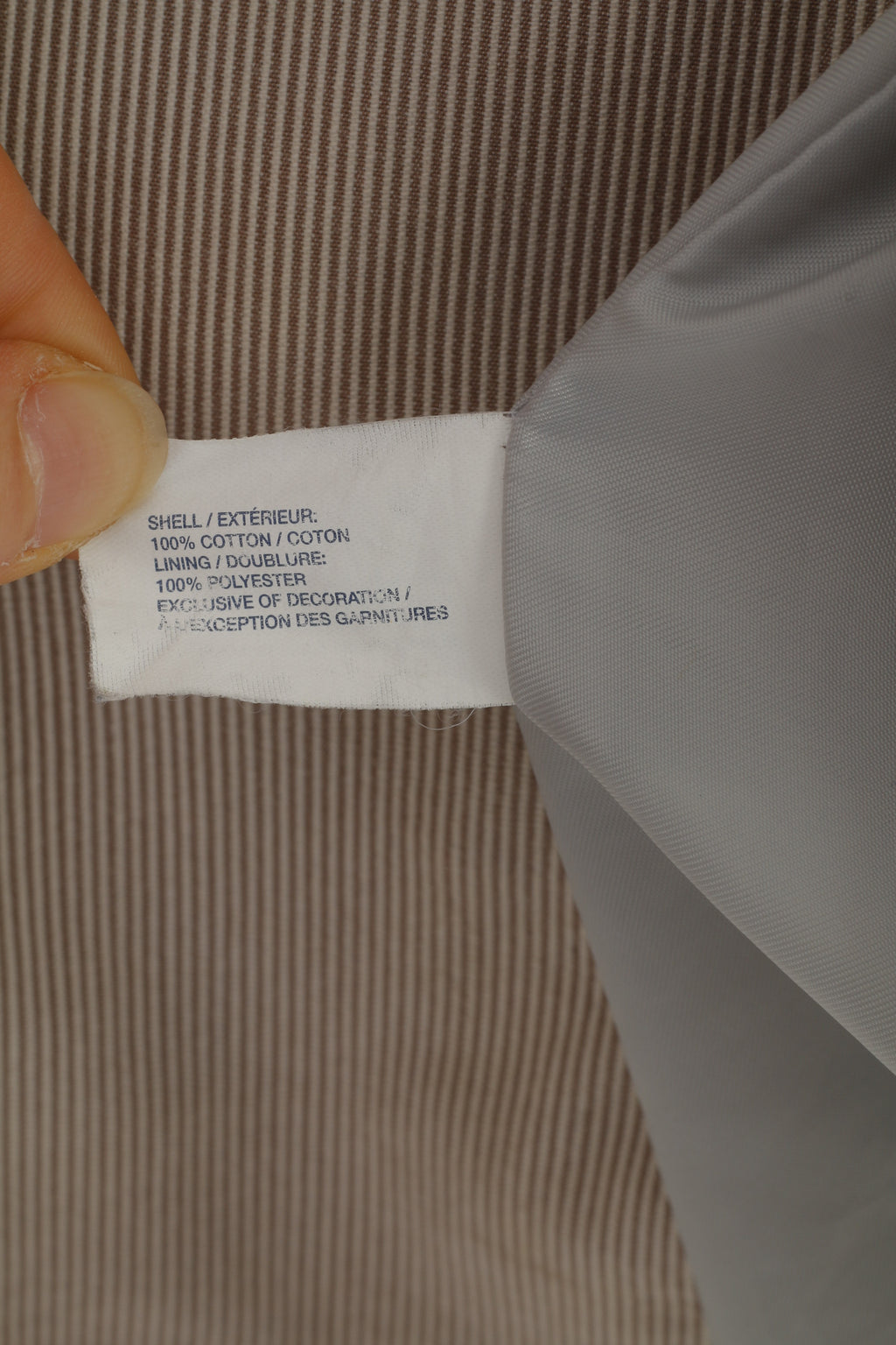 Gap Men M Blazer Breasted Striped Beige Bottoms Cotton Elegant Vintage  Top