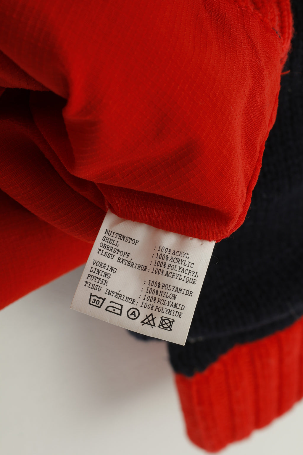 Starling Men L Jumper Navy Blue Collar Zip Neck Pockets Long Sleeve Ocean Gear Top