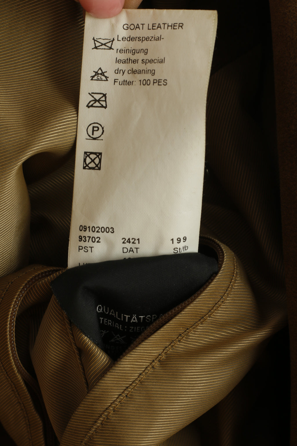 Westbury C&amp;A Hommes S 38 Veste Longue Sympatex Fermeture Éclair Complète Kaki Vintage Haut Rembourré