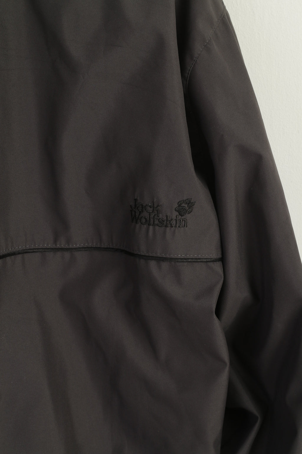 Jack Wolfskin Men 6XL Jacket Gray Outdoor 2in1 Fleece Inside Full Zipper Top