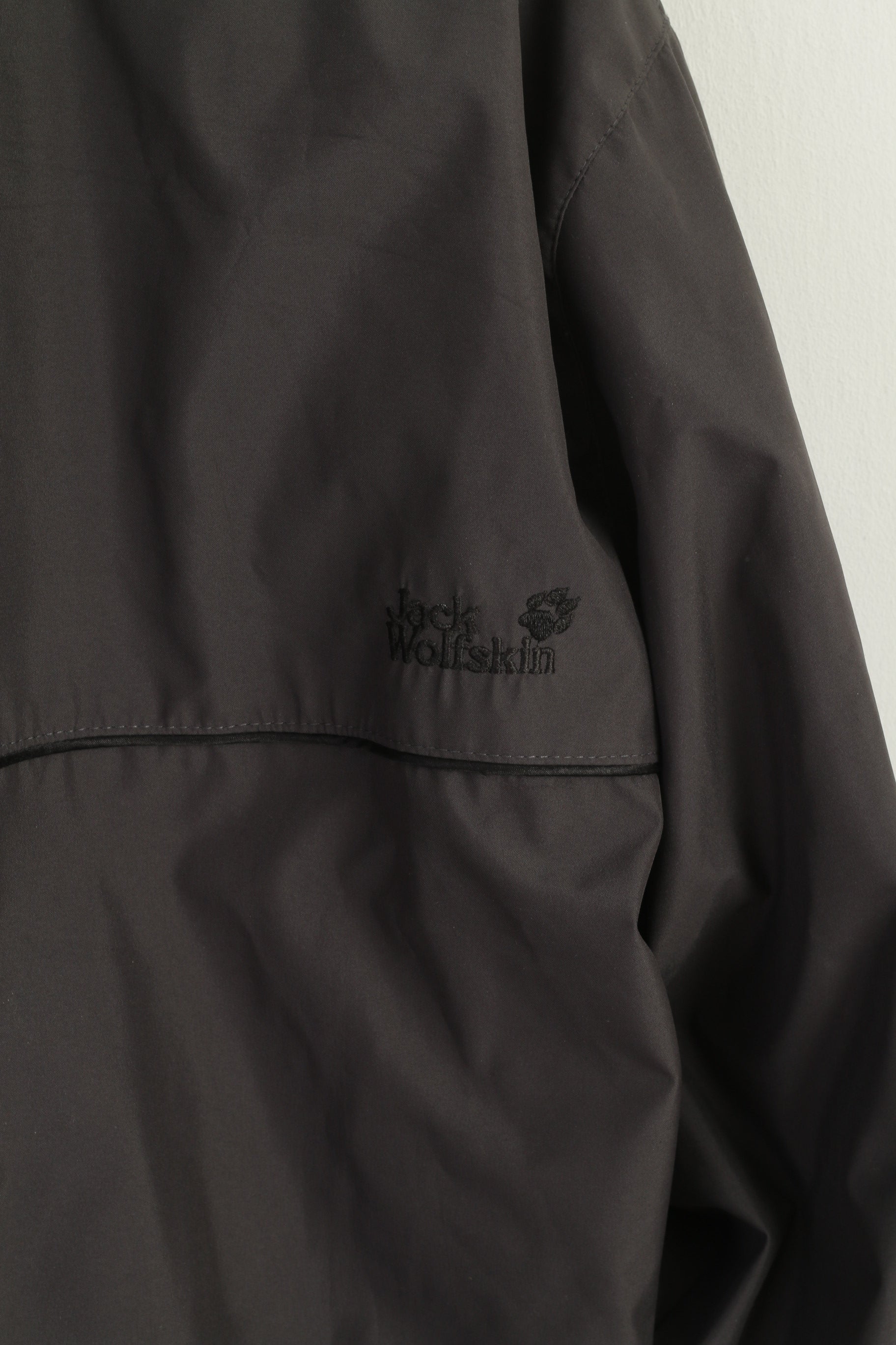 Jack Wolfskin Men 6XL Jacket Gray Outdoor 2in1 Fleece Inside Full Zipper Top