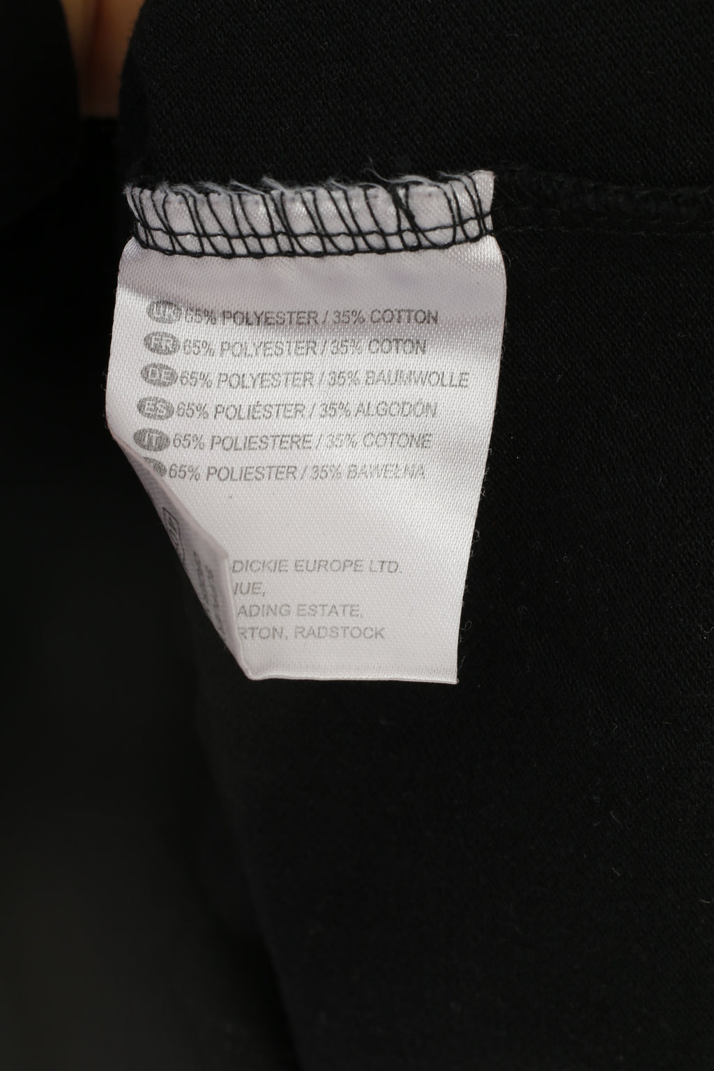 Dickies Men 2XL Polo Shirt Black Short Sleeve Collar Sport Top
