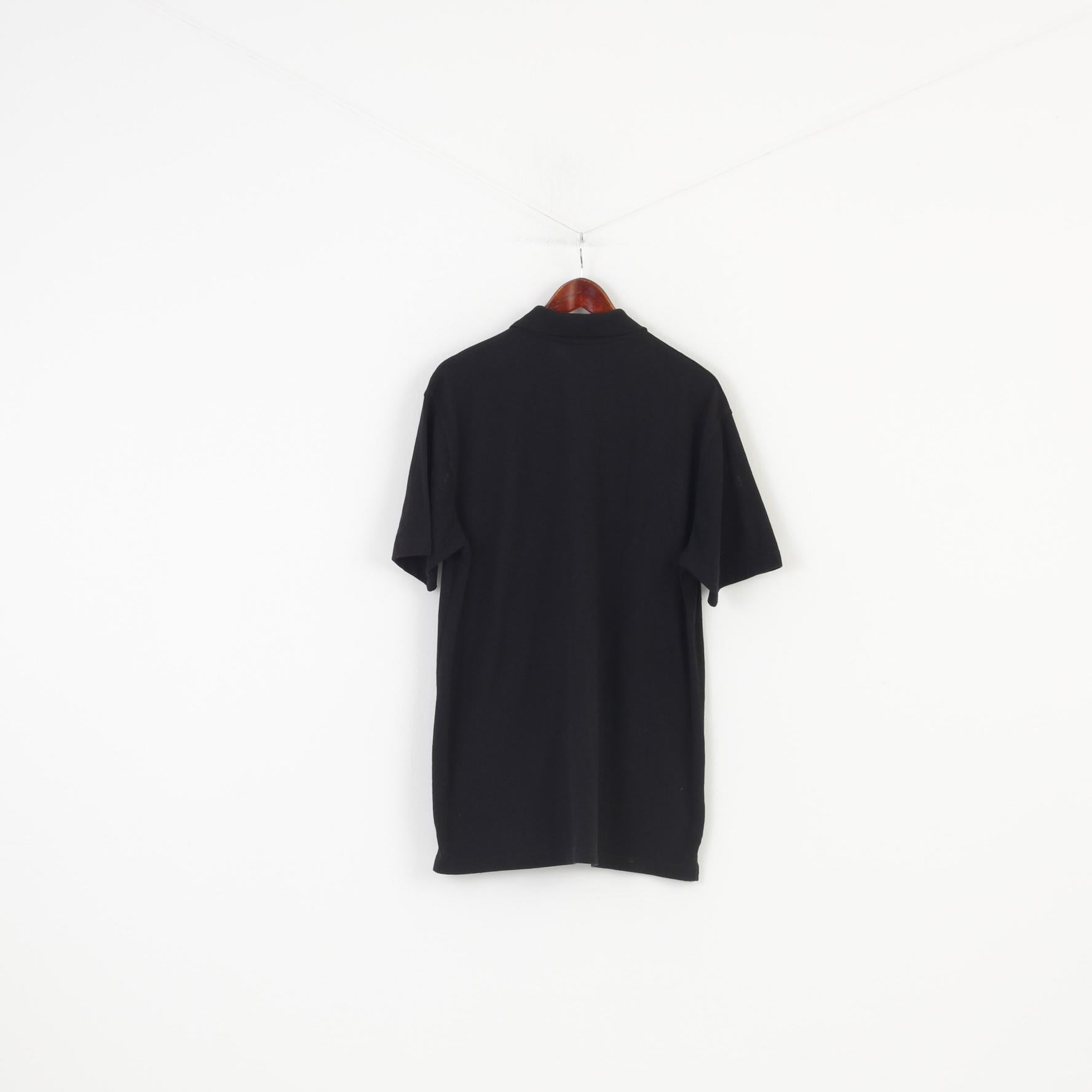 Dickies Men 2XL Polo Shirt Black Short Sleeve Collar Sport Top
