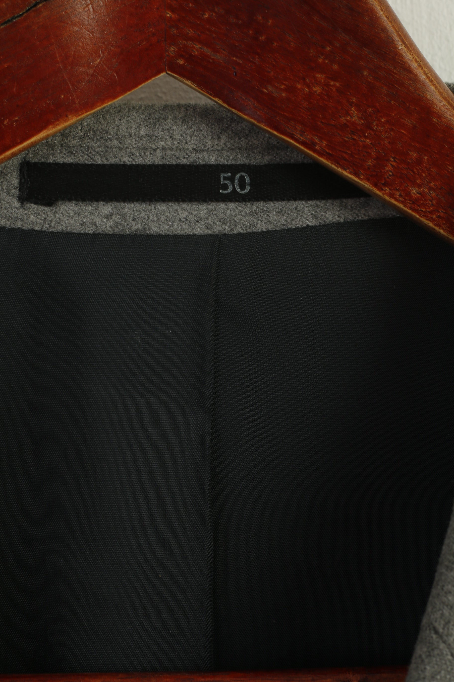 Sandro Pozzi Men 50 40 Blazer Gray Viscose Sport Casual Single Breasted Jacket