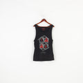 Chapter Men L Sleeveless Shirt Black Cotton Sport Summer Basketball Sportswear Top
