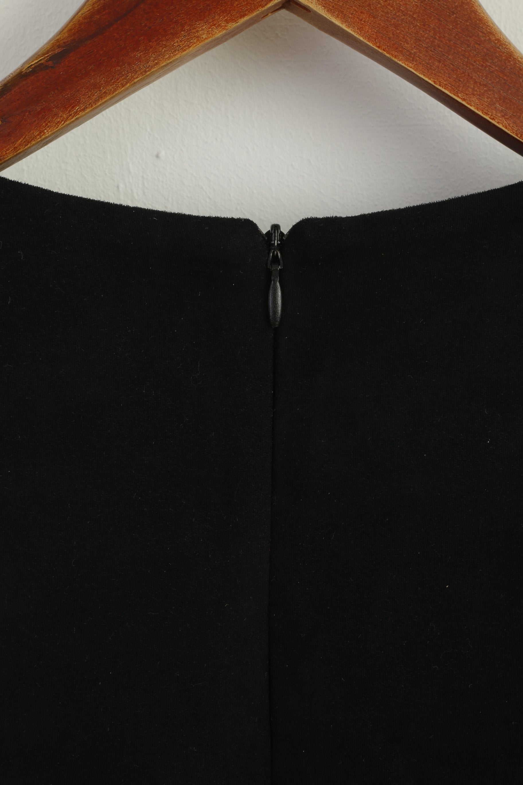 KLING Women 3 M Mini Dress Black Long Sleeve Rainbow Stripes Crew Neck