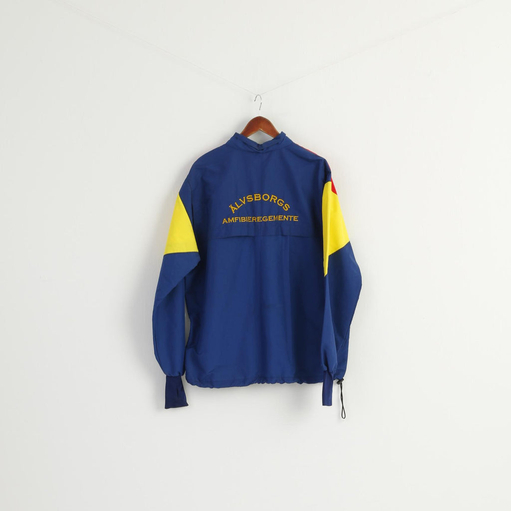 AMF 4 Men XXL Pullover Jacket Navy Alvsborgs Amfibergemente Kangaroo Pocket Top