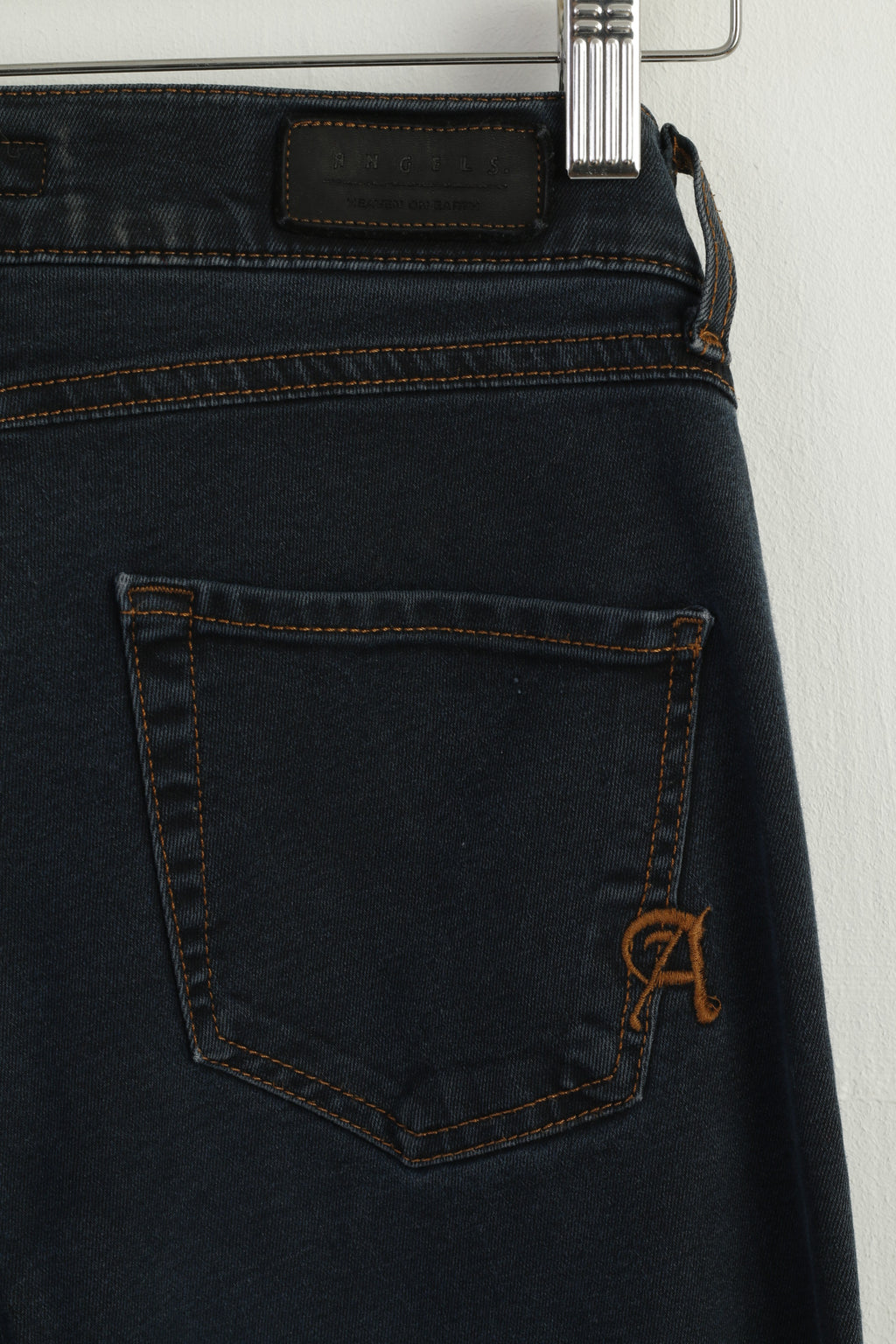 MAC Jeans Donna 42 Pantaloni Jeans Cotone Pantaloni Melanie Denim Blu Scuro