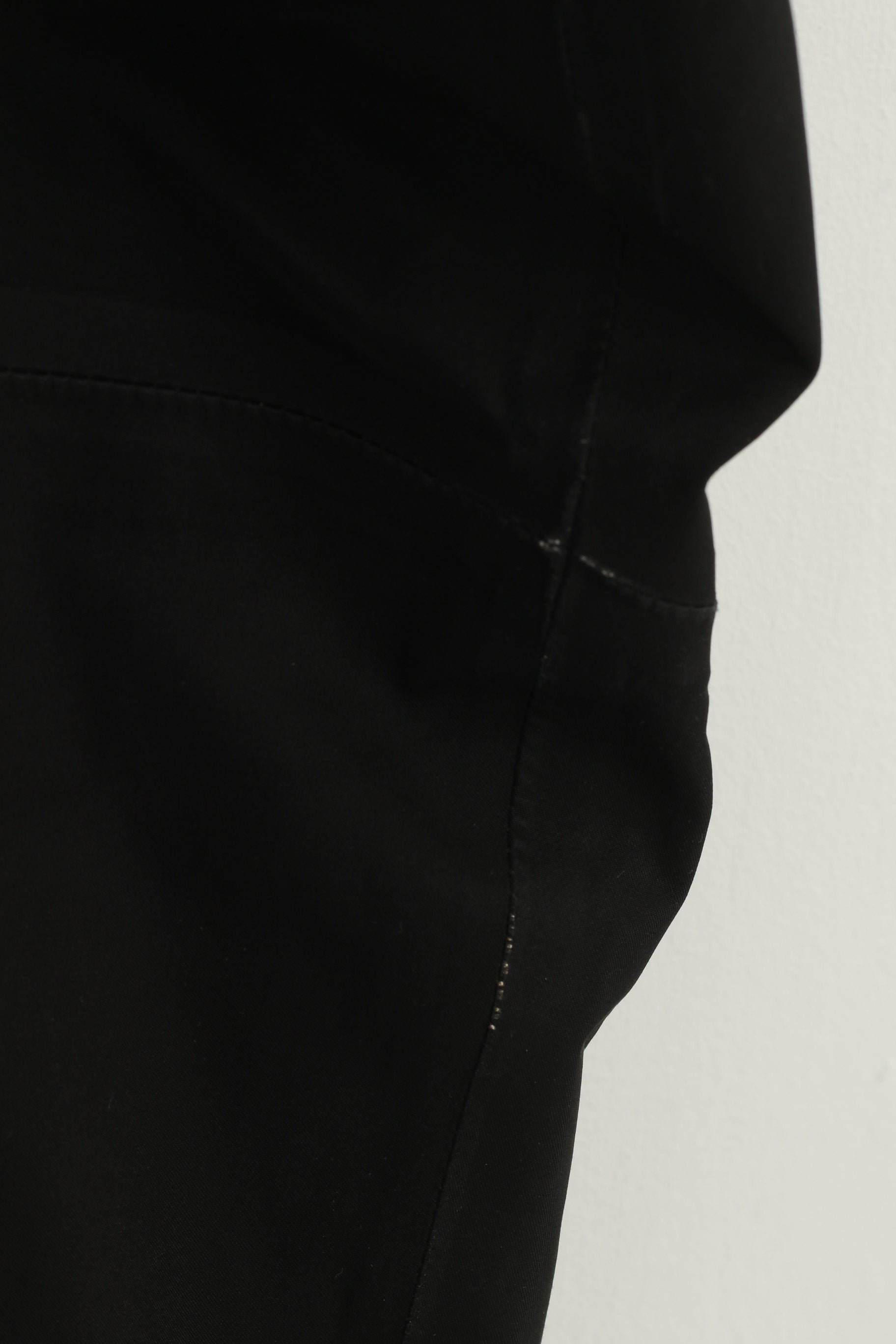 Swims Veste noire pour homme avec double fermeture éclair imperméable et poches à capuche vintage