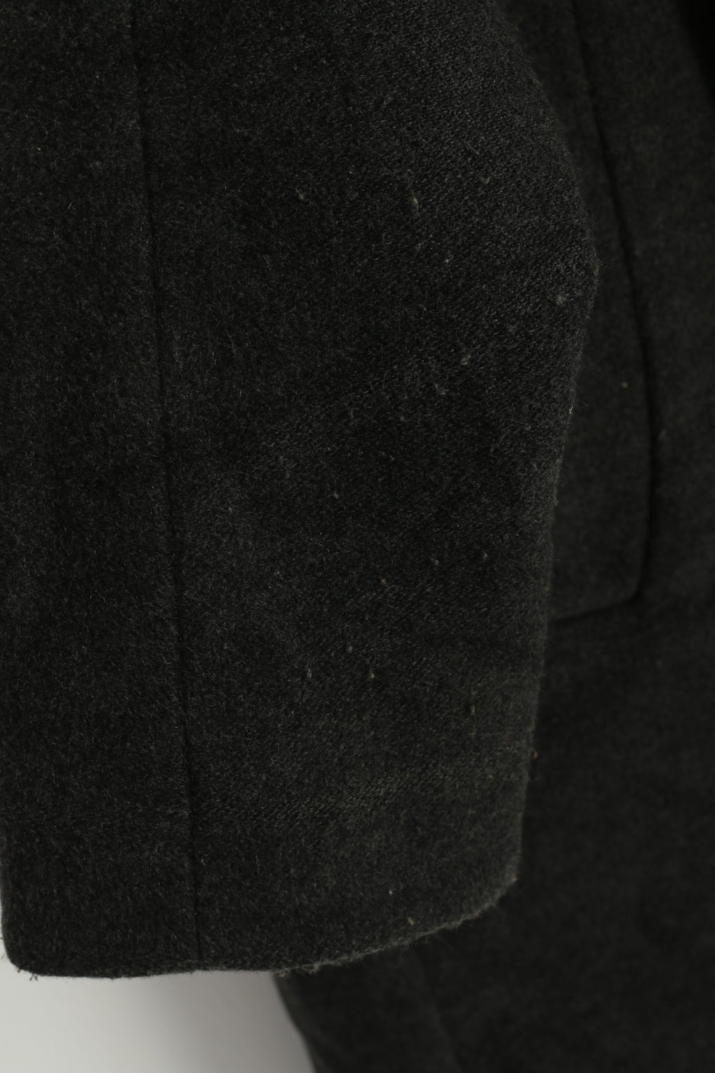 Paul Smith Men M Coat Charcoal Wool Cashmere Blend Vintage Double Breasted Top