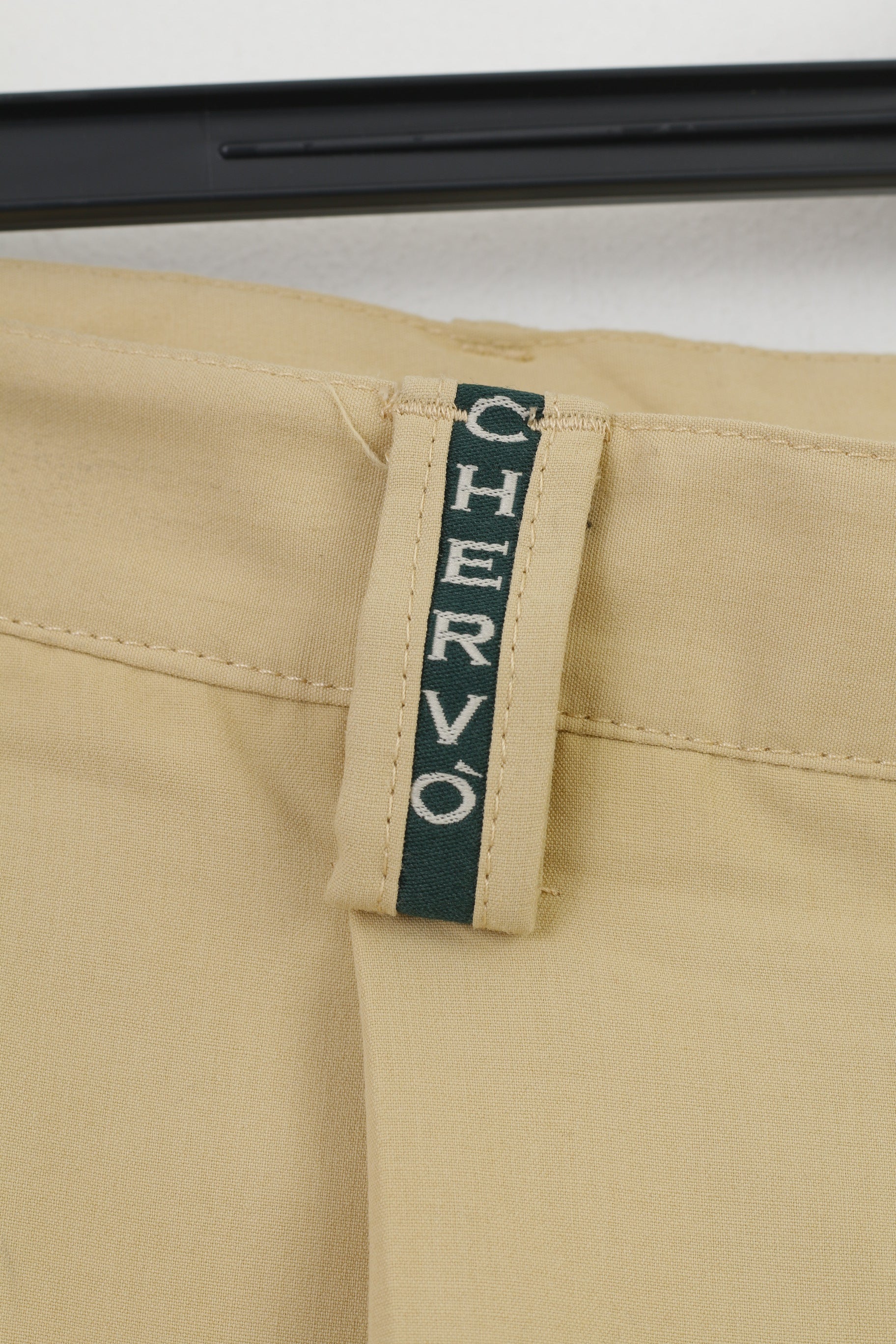Chervo Hommes 50 44 Pantalon Beige Poches Élégantes Jambes Larges Passants De Ceinture Ultimate Cool Impact Top