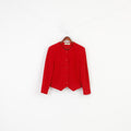 Hourihan Woman 12 L Jacket By Jimmy Hourihan of Dublin  Red Bottoms Shoulder Pads Wool Top