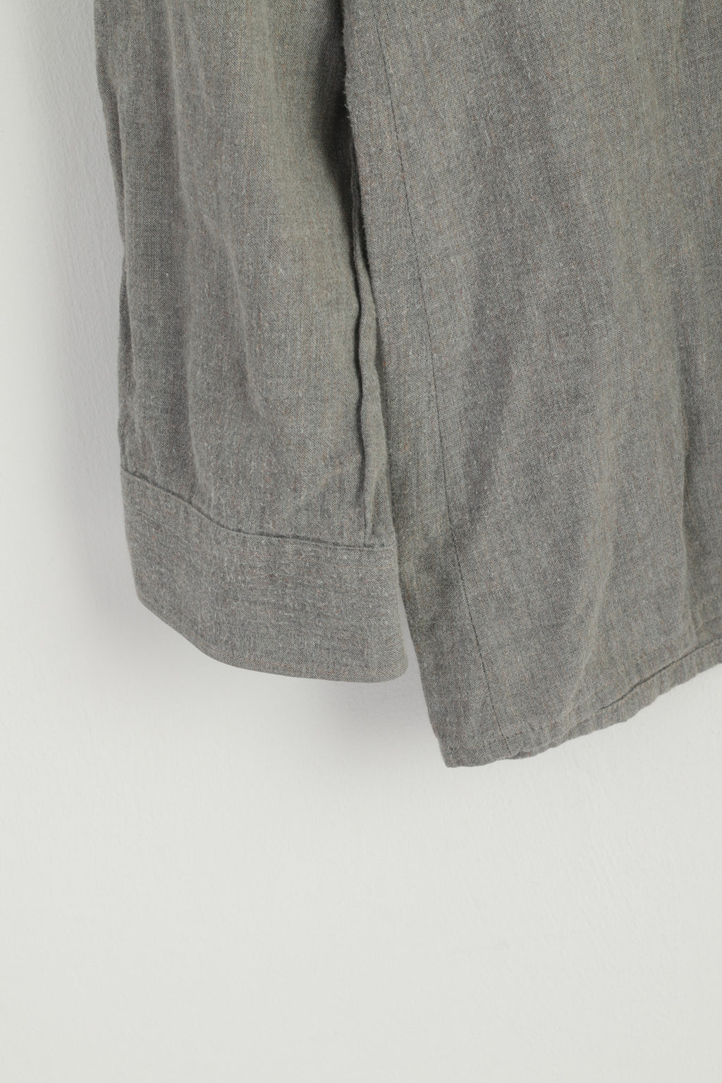 Adidas Men 40 15.5 S Casual Shirt Blue Vintage Cotton West Germany Long Sleeve Top